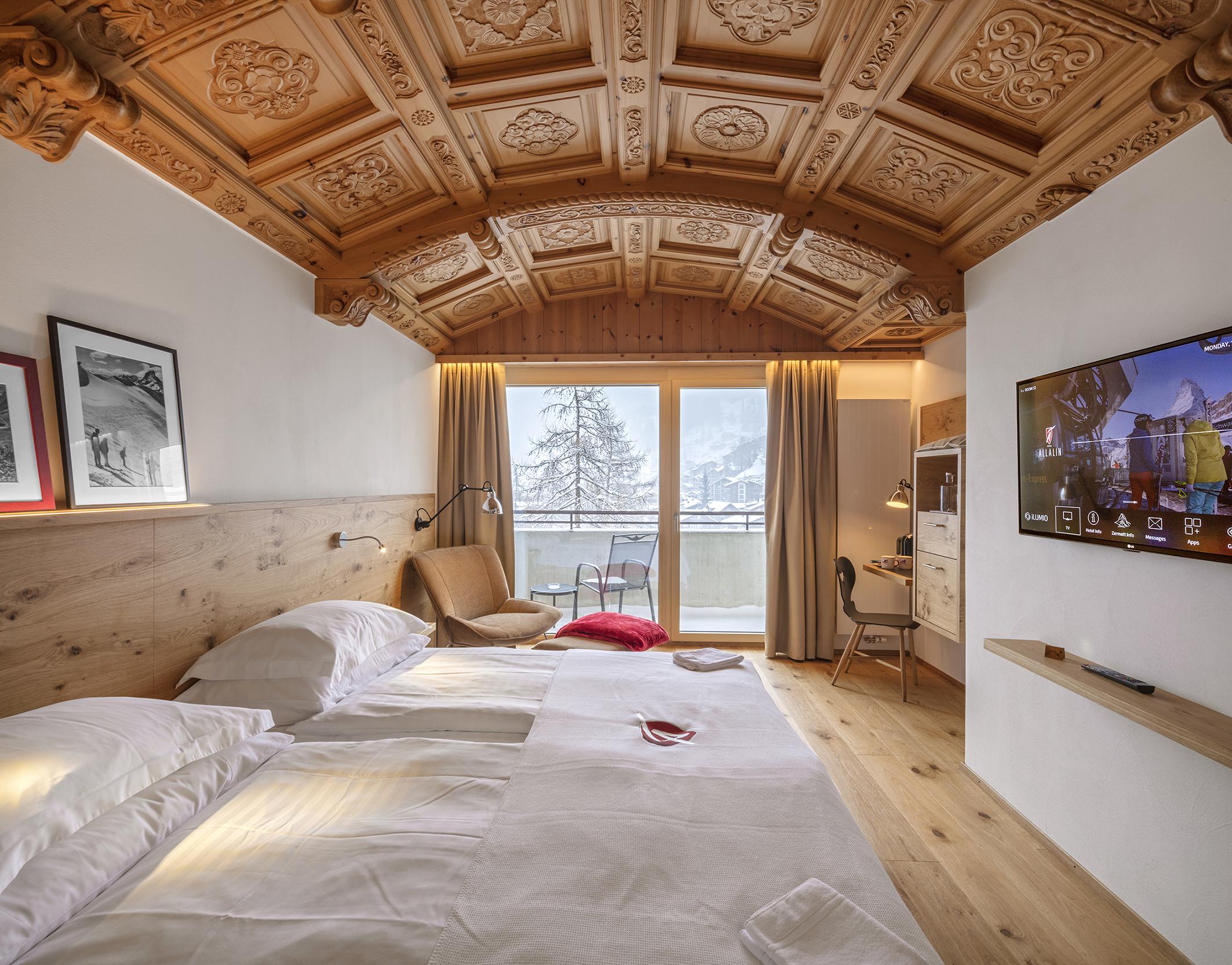 Swiss Alpine Hotel Allalin Церматт Экстерьер фото